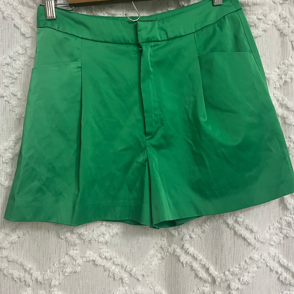 Zara Green Shorts